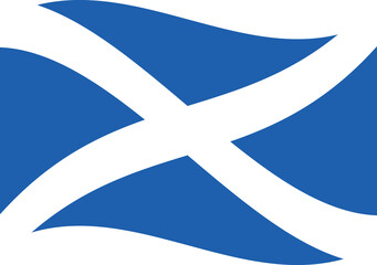 Flag of Scotland. Scotland flag