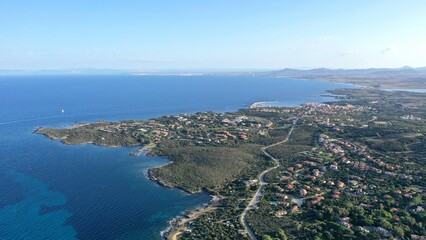Obraz premium plage de la Pelosa dans le nord de la Sardaigne (Italie)