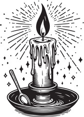  vector illustration of candles