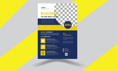 Business Flyer Corporate Flyer Template Geometric shape Flyer Circle Abstract Colorful concepts