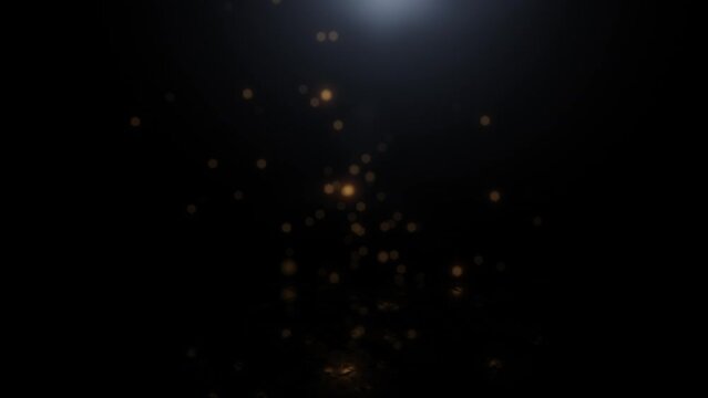 Beautiful background with golden particles, background with particles