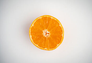 Citrus orange mandarins fruit. Stock photo mandarin tropical fruit.