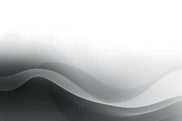 Smooth grayscale abstract waves design