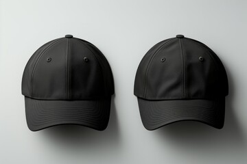 Baseball cap mockup. Background with selective focus and copy space - obrazy, fototapety, plakaty