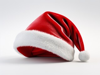 Santa hat isolated on white