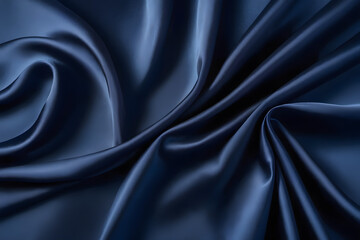 Fototapeta premium Blue silk background 