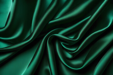 Fototapeta premium green silk background