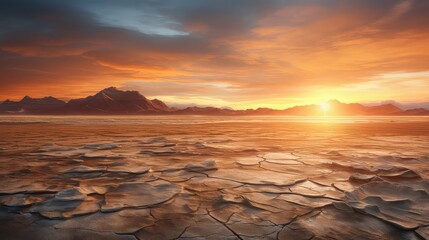 bleak cold desert landscape illustration chilly crisp, dry harsh, icy lifeless bleak cold desert landscape