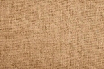 color brown light even material burlack scratchy background A fiber textile burlap pattern fabric woven texture rough linen clothes cotton abstract canvas textured thread flax cardboard box use - obrazy, fototapety, plakaty