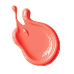 A close up of a pink liquid on a white background.