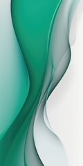 A close up of a green and white background. Emerald green and white waves.
