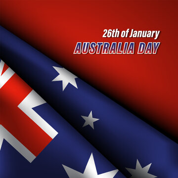 Australia Day Background Design.
