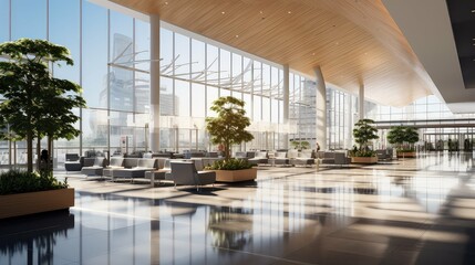 lounge interior airport background illustration gate security, in baggage, boarding departure lounge interior airport background