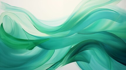 Obraz premium Abstract background organic green lines.