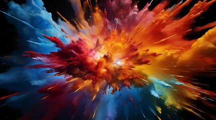 An image of colors that blend and transform into a breathtaking abstract display.