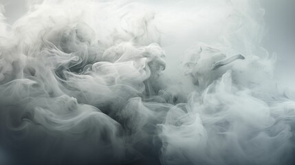 An image of dense smoke billowing upward. - obrazy, fototapety, plakaty