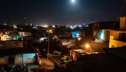 Fototapeta premium dark slum