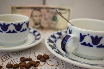 beans and a five dollar note