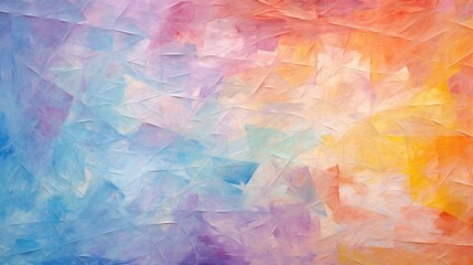 Decorative Rough Multicolored Texture Background with Pastel Abstract Art Elements