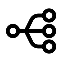 Connection Line UI Icon