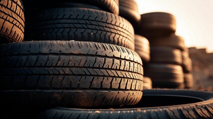 Image of a bunch of tires.