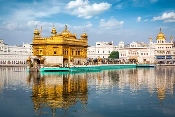 Photo sur Plexiglas Lieu de culte Sikh gurdwara Golden Temple (Harmandir Sahib). Holy place of Sikihism. Amritsar, Punjab, India