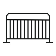 fence icon vector