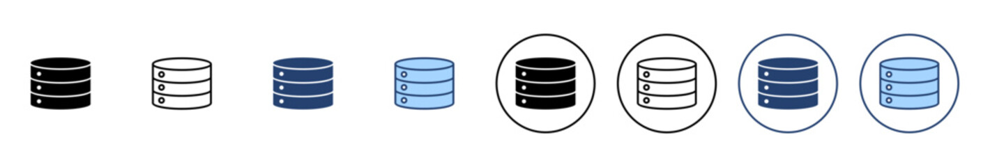 Database icon vector. database sign and symbol