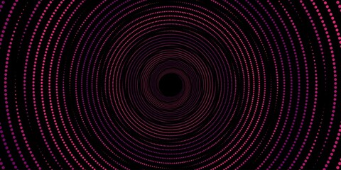 Halftone circular dotted frames set. Circle dots texture isolated on white background. Spotted spray texture. Vector abstract design element spiral 