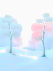 Minimalism abstract landscape 5.
Minimalism abstract art: landscape in soft colors. AI-generated digital illustration.