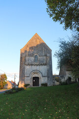 Centre-Cher- La Celle-Condé - Eglise Saint-Denis de Condé - Façade ouest