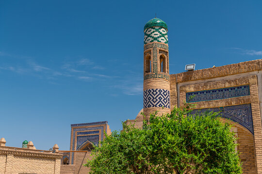 Inside the kunya ark citadel, Ichon Qala, Khiva, Uzbekistan