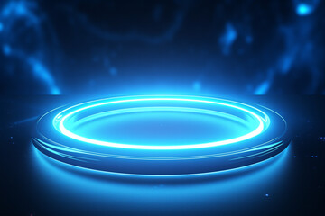 Light Effect Blue Circle