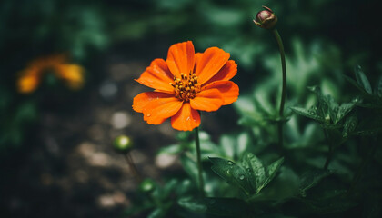 Vibrant wildflower meadow showcases beauty in nature multi colored blossoms generated by AI