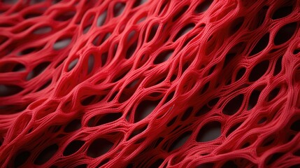 knitted coral scarf closeup texture
