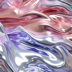Lavender Whirl Abstract Art