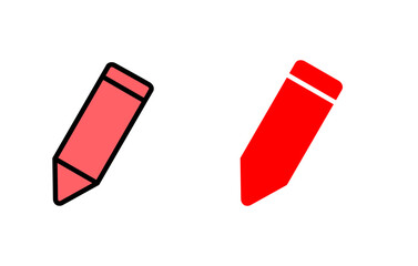 Pencil icon set illustration. pen sign and symbol. edit icon vector