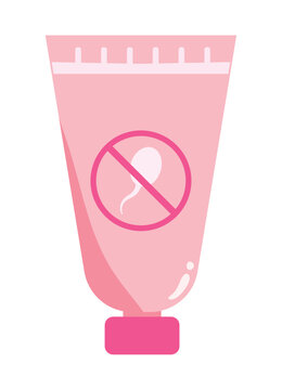contraceptive spermicide tube