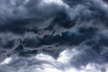Dark storm clouds in Ohio 