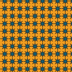 Flower pattern with dark and light background. simple pattern design