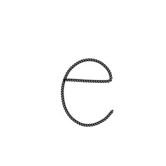 small alphabet e,lowercase e