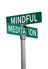 mindful meditation sign