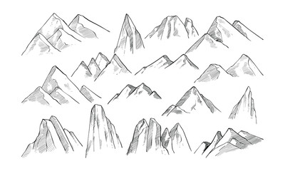 rocky mountain handdrawn collection