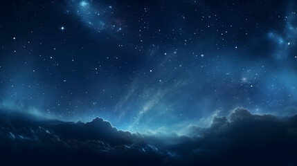 Fototapeta na wymiar starry night sky outer space universe background