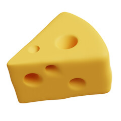 Cheese 3D Illustration