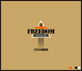 Illustration vector graphic of lettering, perfect for t-shirts design, clothing, hoodies, etc.