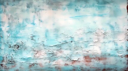 Abstract background with blue and white paint splashes, Watercolor illustration, Generative AI illustrations.