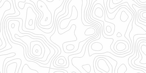 Abstract background with waves Geographic mountain relief. Abstract lines background. Contour maps. Vector illustration, Topo contour map on white background, Topographic contour lines.