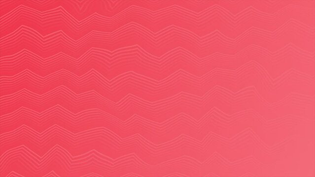 Red color simple and elegant zig – zag pattern lines minimal geometrical background