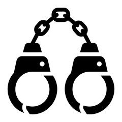 handcuffs Solid icon